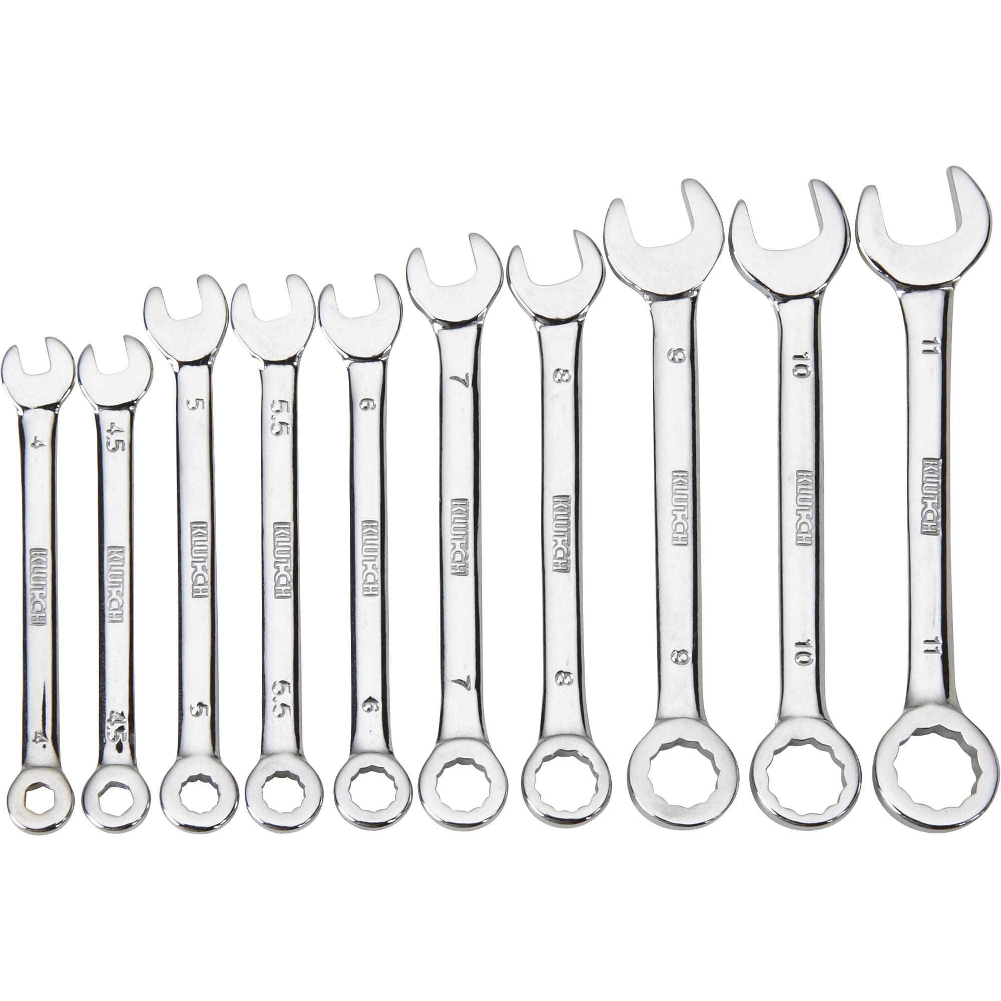Klutch Mini Wrench Set, 10-Pc., Metric